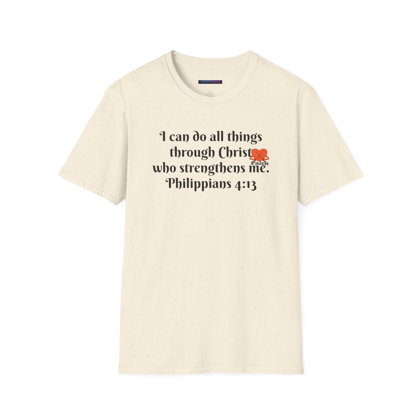 Unisex Softstyle T-Shirt -Philippians 4:13 - I can do all things