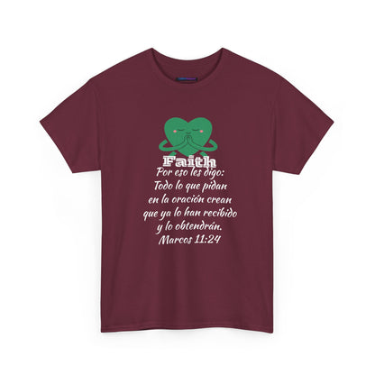 Unisex Heavy Cotton Tee - Fe Marcos 11:24