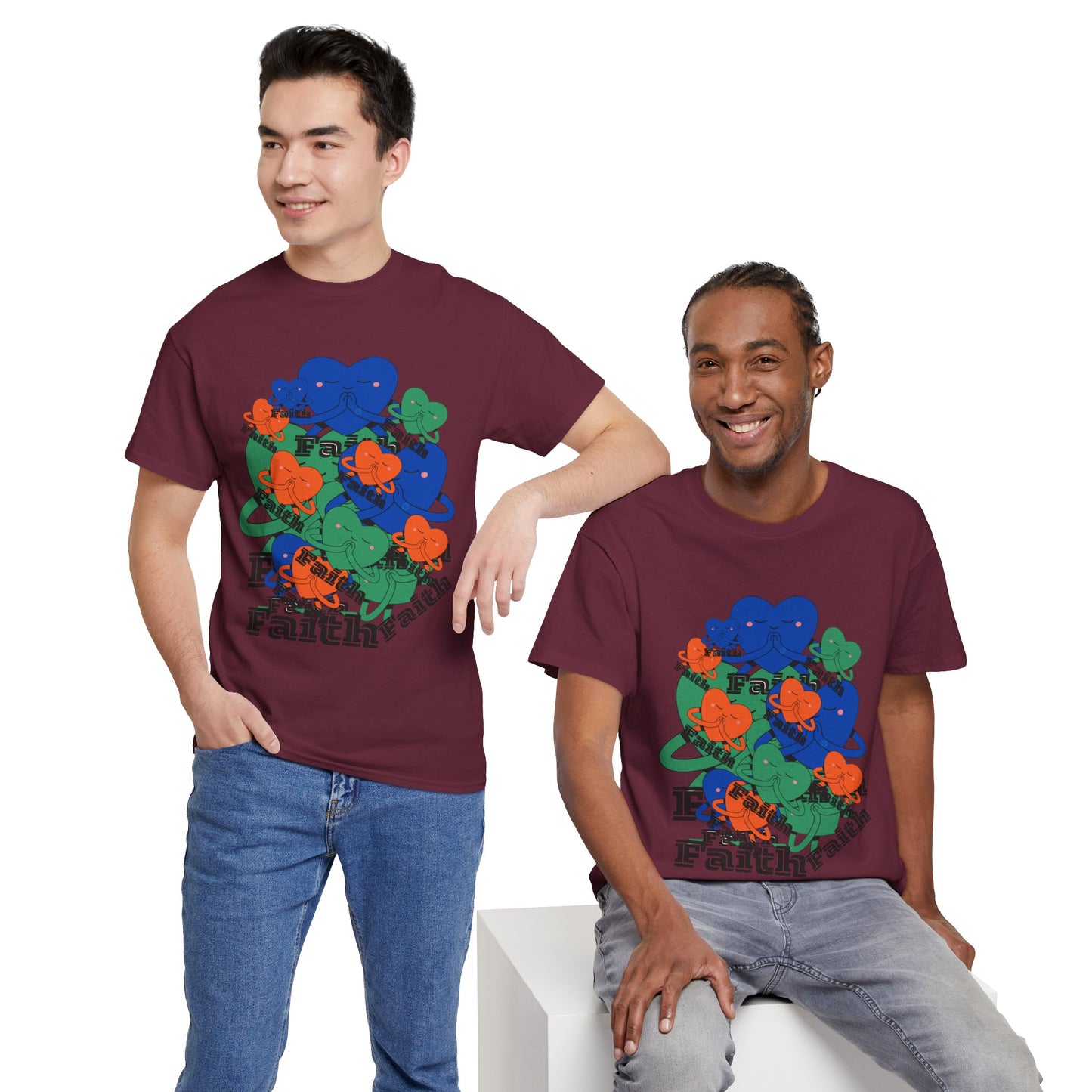 Unisex Heavy Cotton Tee - United in Faith
