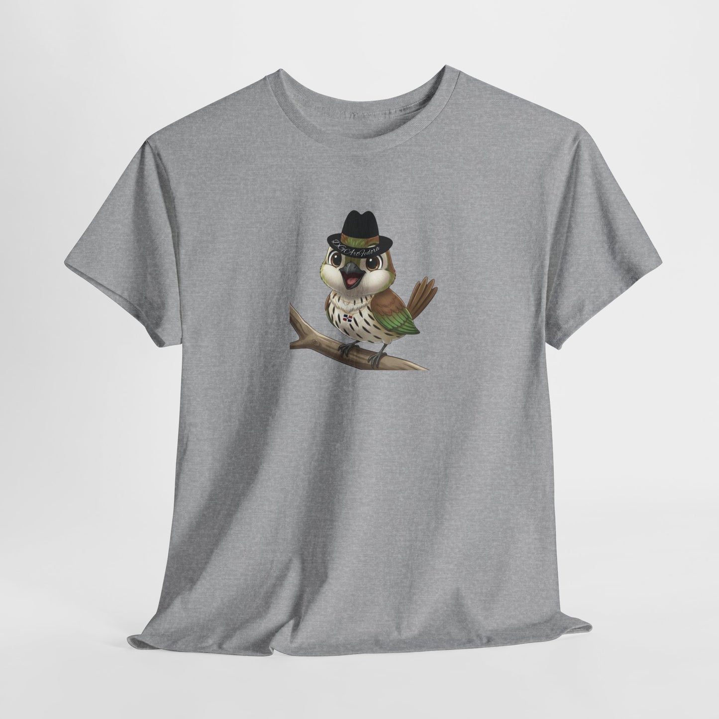 Unisex Heavy Cotton Tee Ciguita Chillin' on a Branch