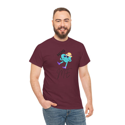 Unisex Heavy Cotton Tee HUG ME GIRL