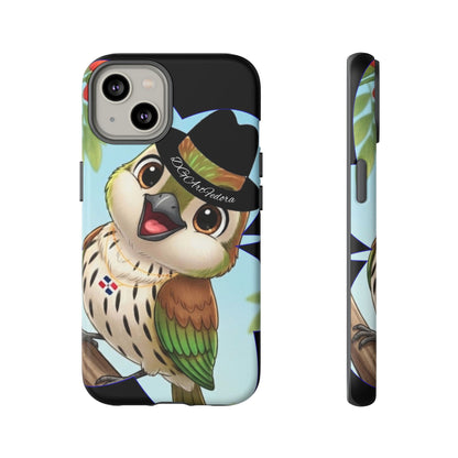 Tough Phone Case  Black- Matte & Glossy Options - Cigüita Design
