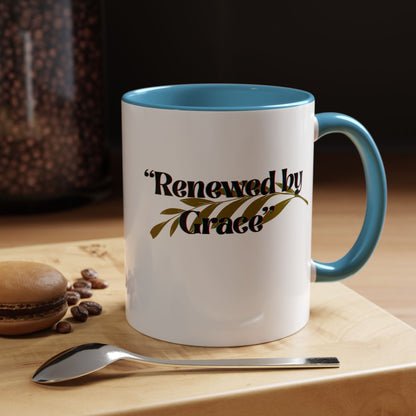 Accent Coffee Mug - Renewed by Grace