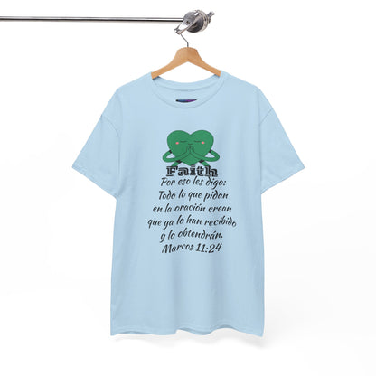 Unisex Heavy Cotton Tee - Fe Marcos 11:24