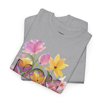 Soft Floral Mom Tribute Design - Heavy Cotton Tee