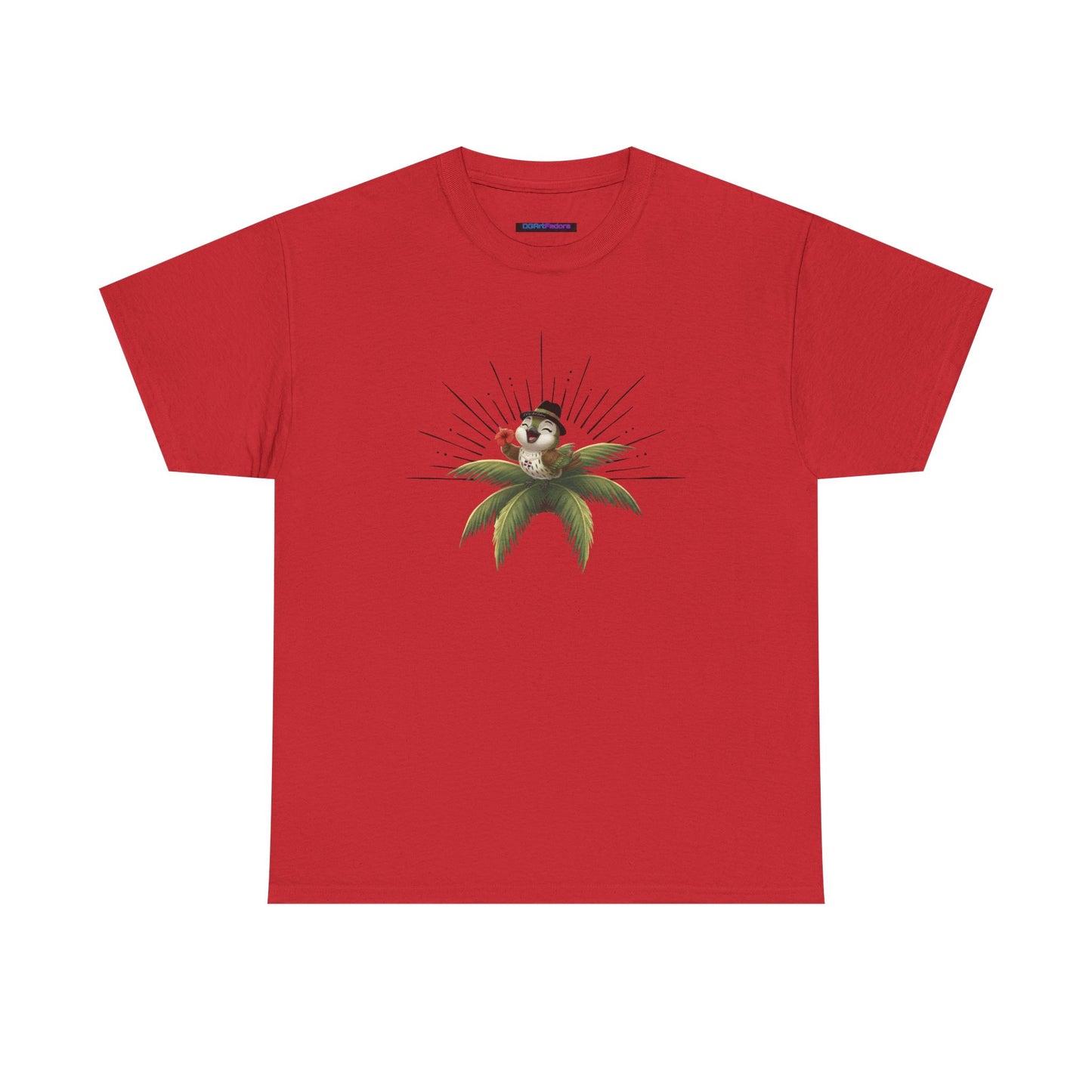 Unisex Heavy Cotton Tee Ciguita Tropical Sunrise