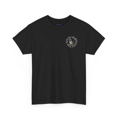 Unisex Heavy Cotton Tee - Cigüita y su Flow Dominicano - Front and Back