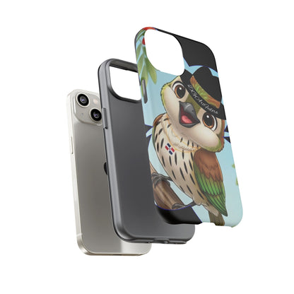 Tough Phone Case  Black- Matte & Glossy Options - Cigüita Design