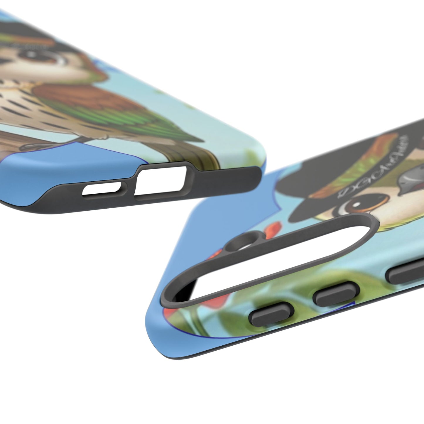 Tough Cases Light Blue Cigüita Design