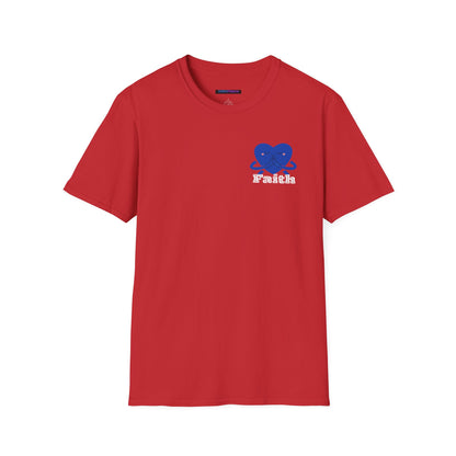 Unisex Softstyle T-Shirt - Heart, Prayer, Faith