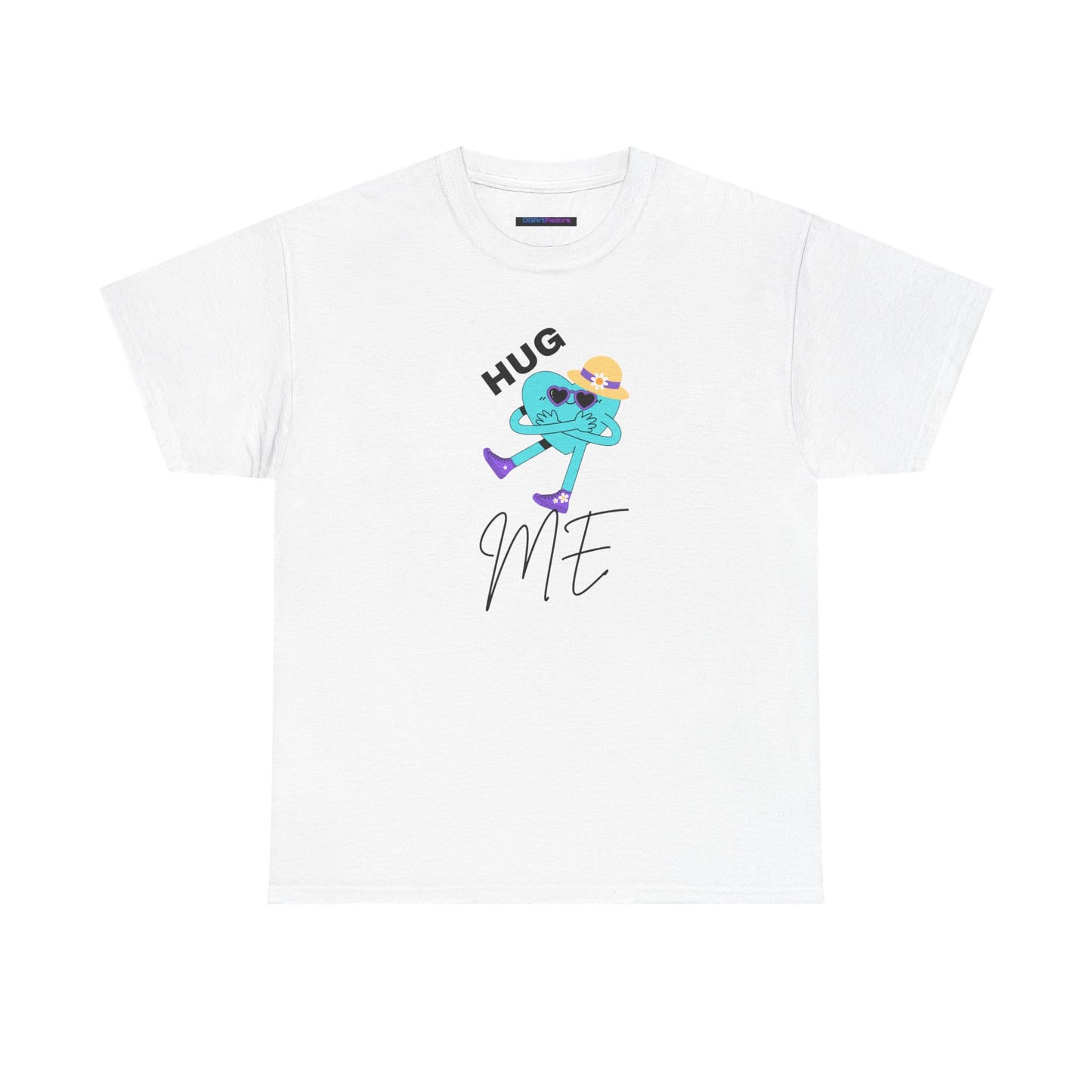 Unisex Heavy Cotton Tee HUG ME GIRL