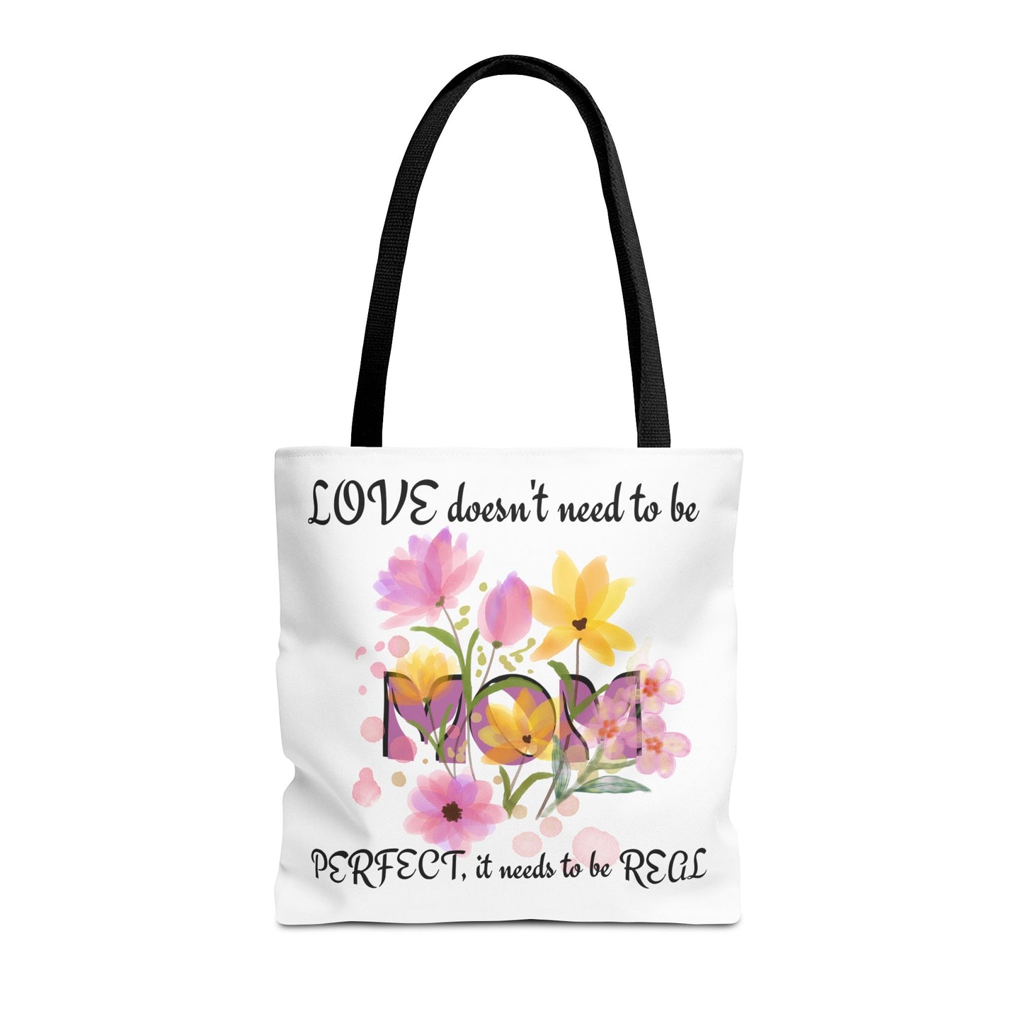 Love Is Real Inspirational Carryall Tote Bag