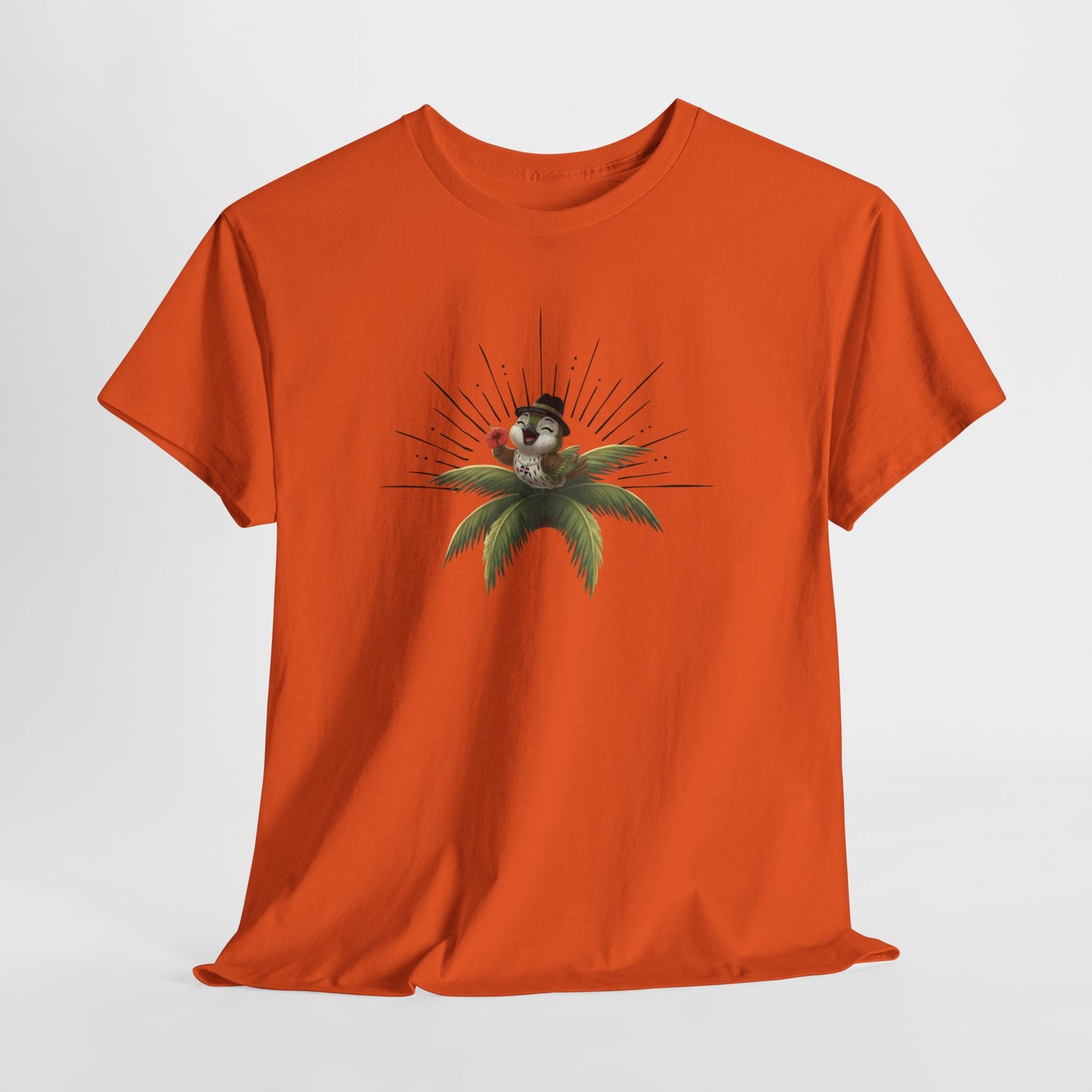 Unisex Heavy Cotton Tee Ciguita Tropical Sunrise