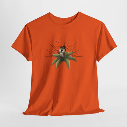 Unisex Heavy Cotton Tee Ciguita Tropical Sunrise