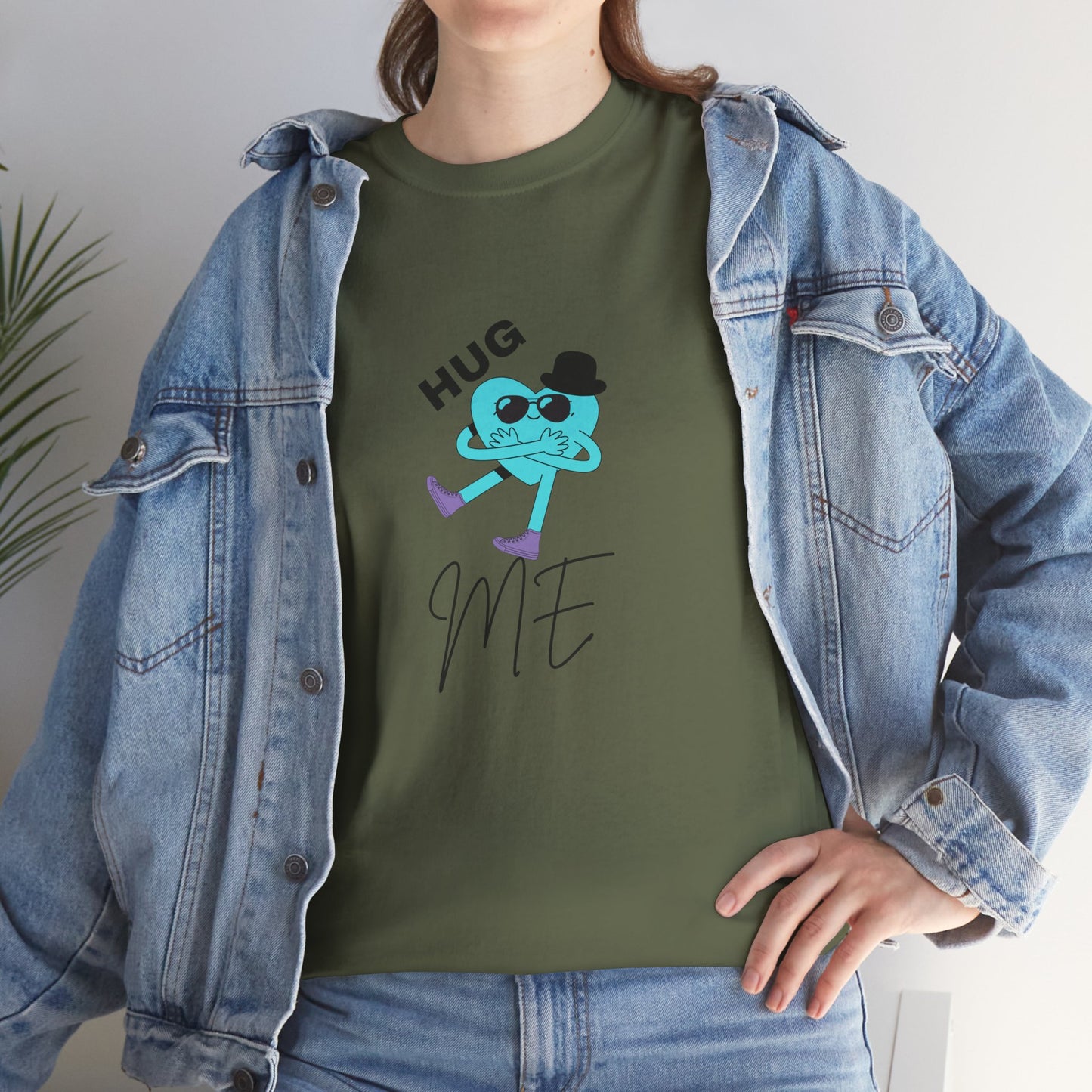 Unisex Heavy Cotton Tee HUG ME BOY