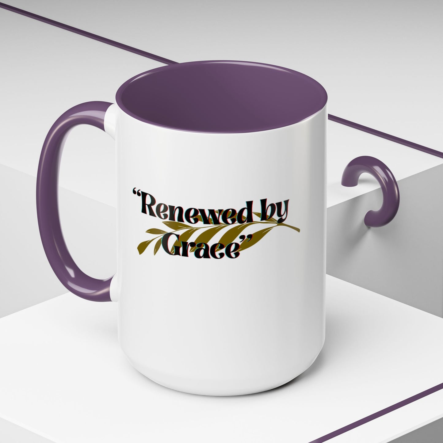 Accent Coffee Mug - Renewed by Grace