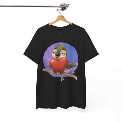 Unisex Heavy Cotton Tee Ciguita Hug your Heart