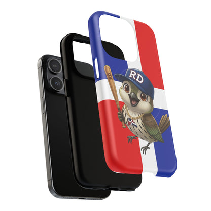 Dominican flag with Cigüa ready for baseball Tough Magnetic Iphone Cases