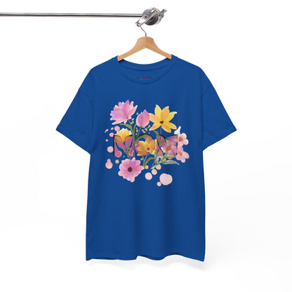 Soft Floral Mom Tribute Design - Heavy Cotton Tee