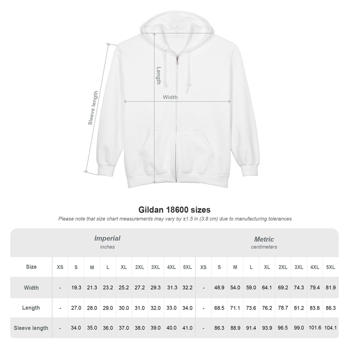 Eternal Love Unisex Heavy Blend™ Full Zip Hooded Sweatshirt