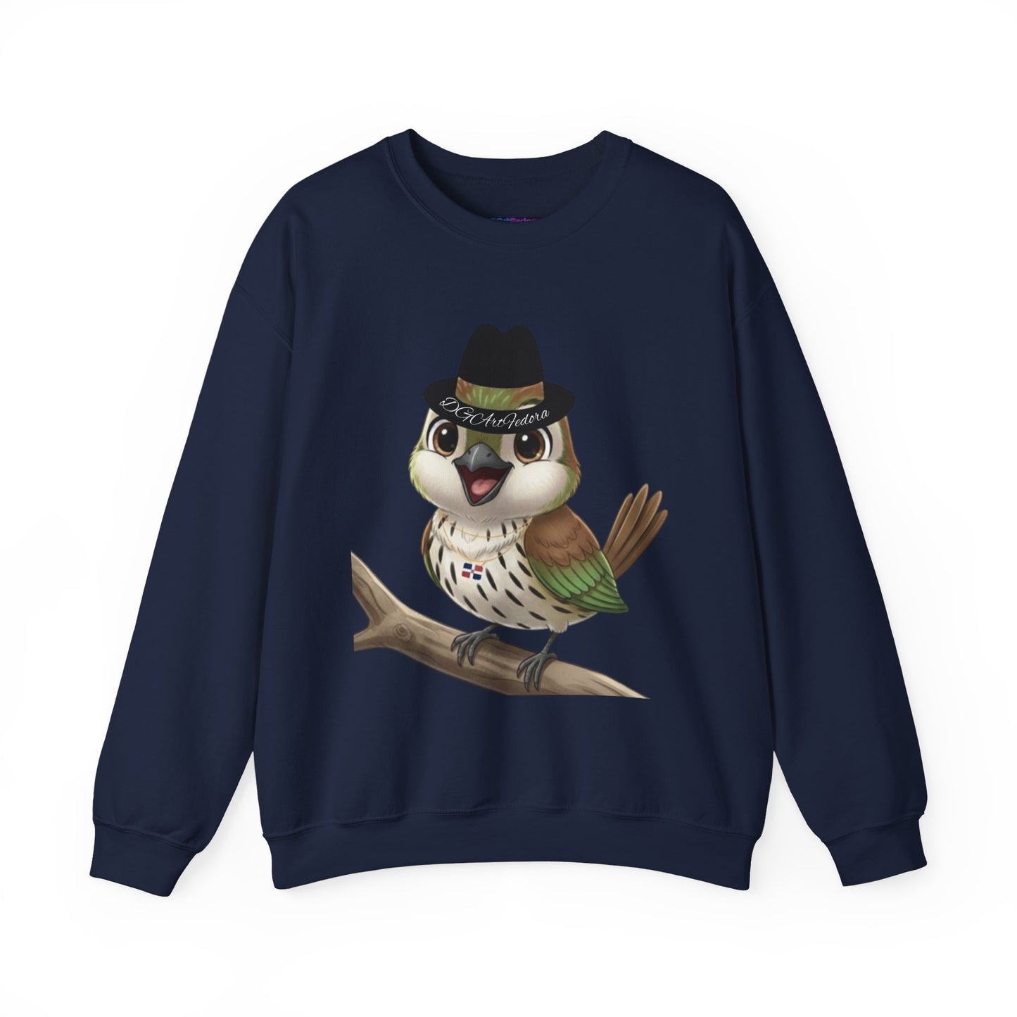 Unisex Heavy Blend Crewneck Sweatshirt Cigüita the Palmchat