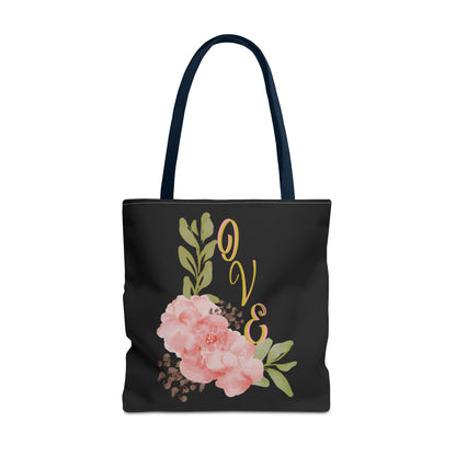 Floral “Love” Design - Tote Bag