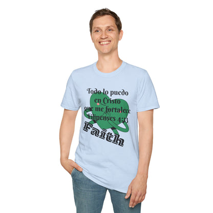 Unisex Softstyle T-Shirt - Filipenses 4:13 Todo lo Puedo en Cristo