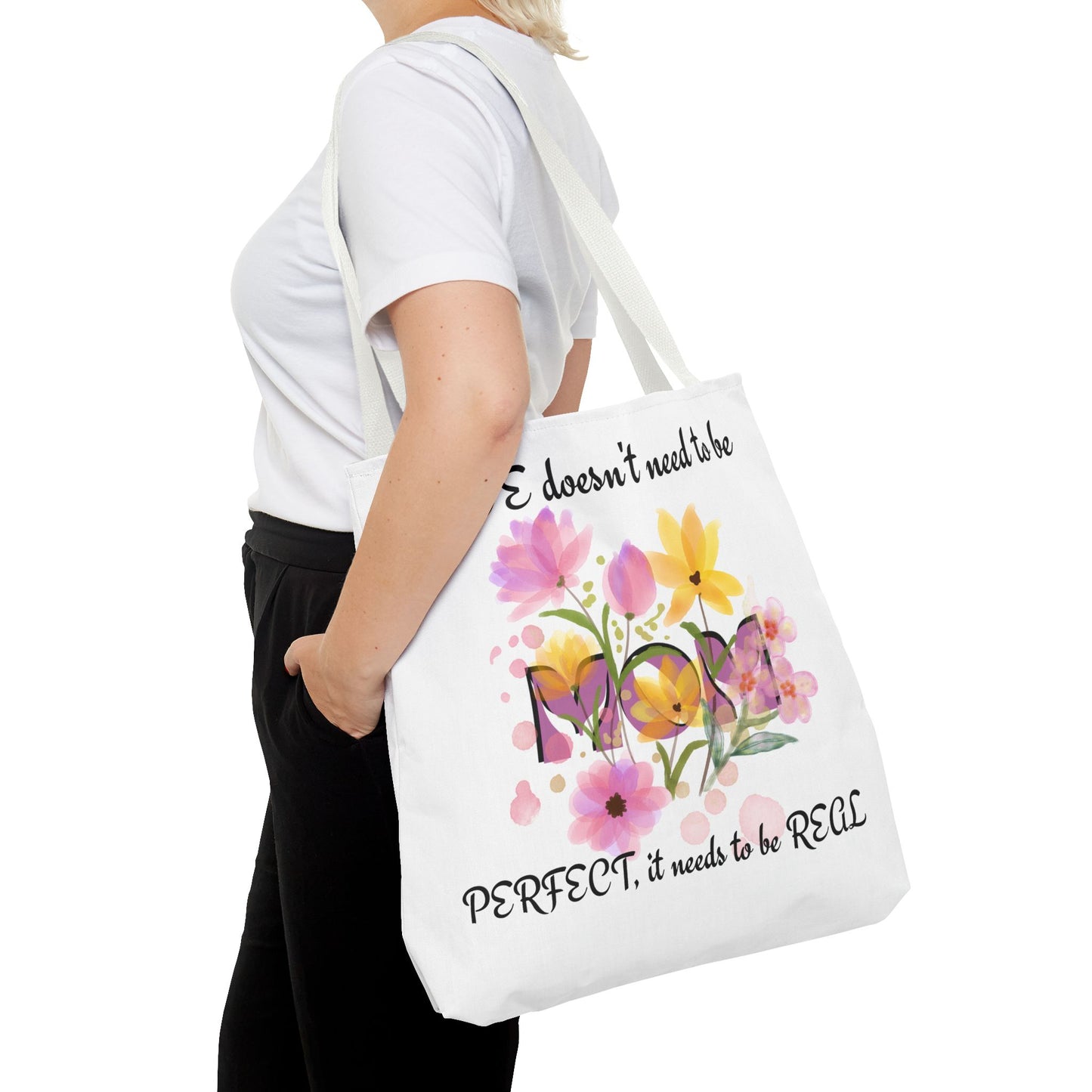 Love Is Real Inspirational Carryall Tote Bag