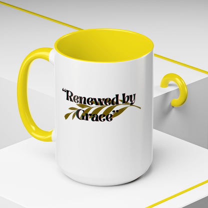Accent Coffee Mug - Renewed by Grace