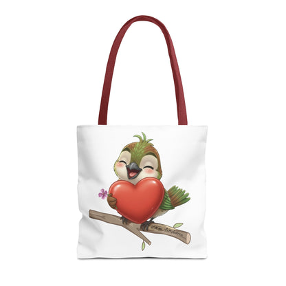 Tote Bag (AOP) - Ciguita Hugging Heart
