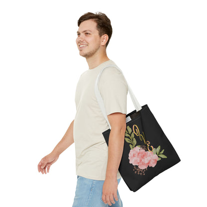 Floral “Love” Design - Tote Bag
