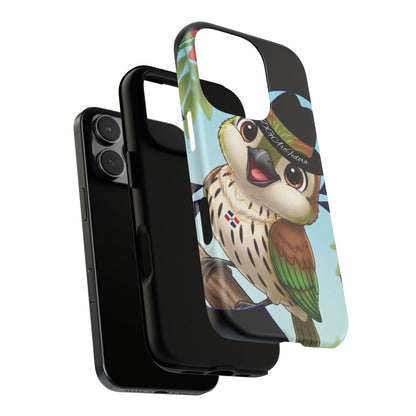 Tough Phone Case  Black- Matte & Glossy Options - Cigüita Design