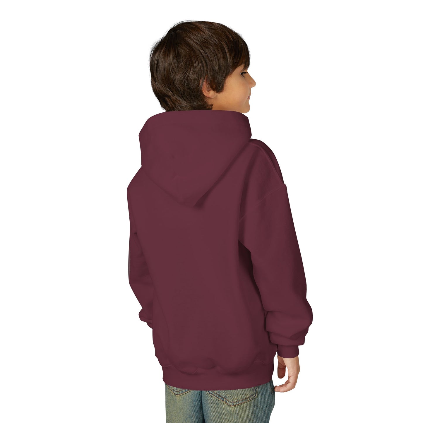 Youth Heavy Blend Hooded Sweatshirt Cigüita the Palmchat