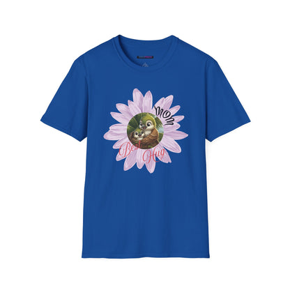 Cigüita Mother’s Embrace Flower Design - Softstyle T-Shirt