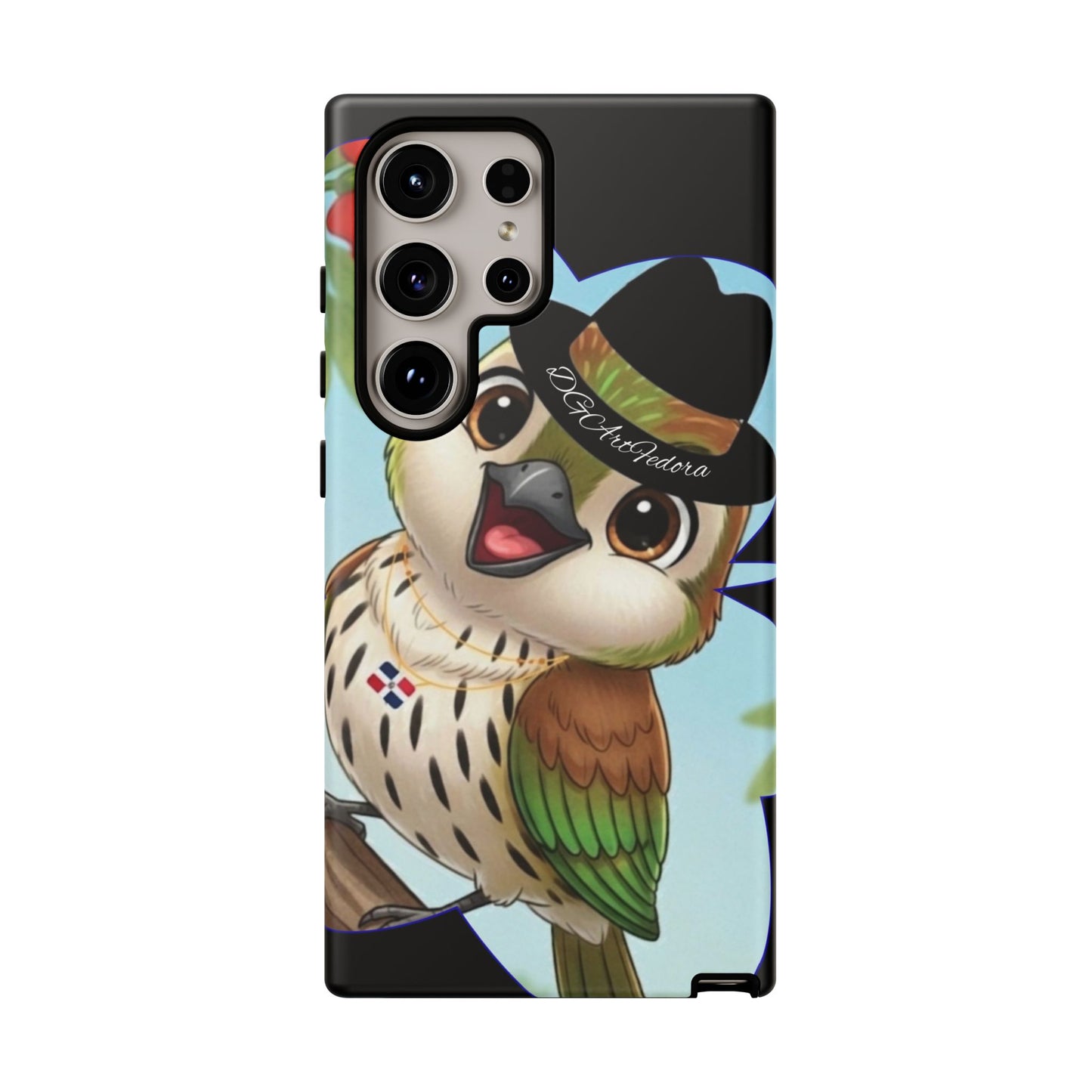 Tough Phone Case  Black- Matte & Glossy Options - Cigüita Design