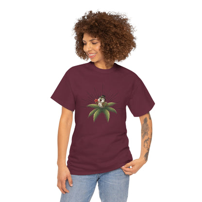 Unisex Heavy Cotton Tee Ciguita Tropical Sunrise