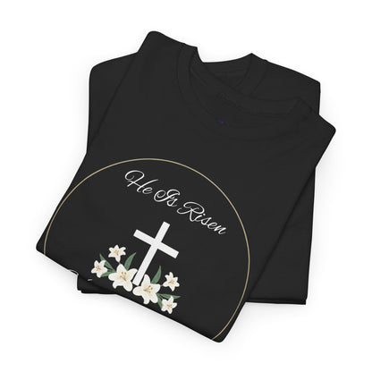 Unisex Heavy Cotton – He is Risen, Hope Lives Here