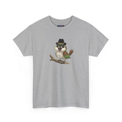 Unisex Heavy Cotton Tee Ciguita Chillin' on a Branch