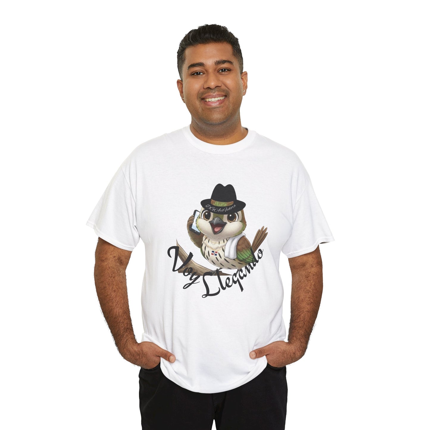 Unisex Heavy Cotton Tee - Voy Llegando