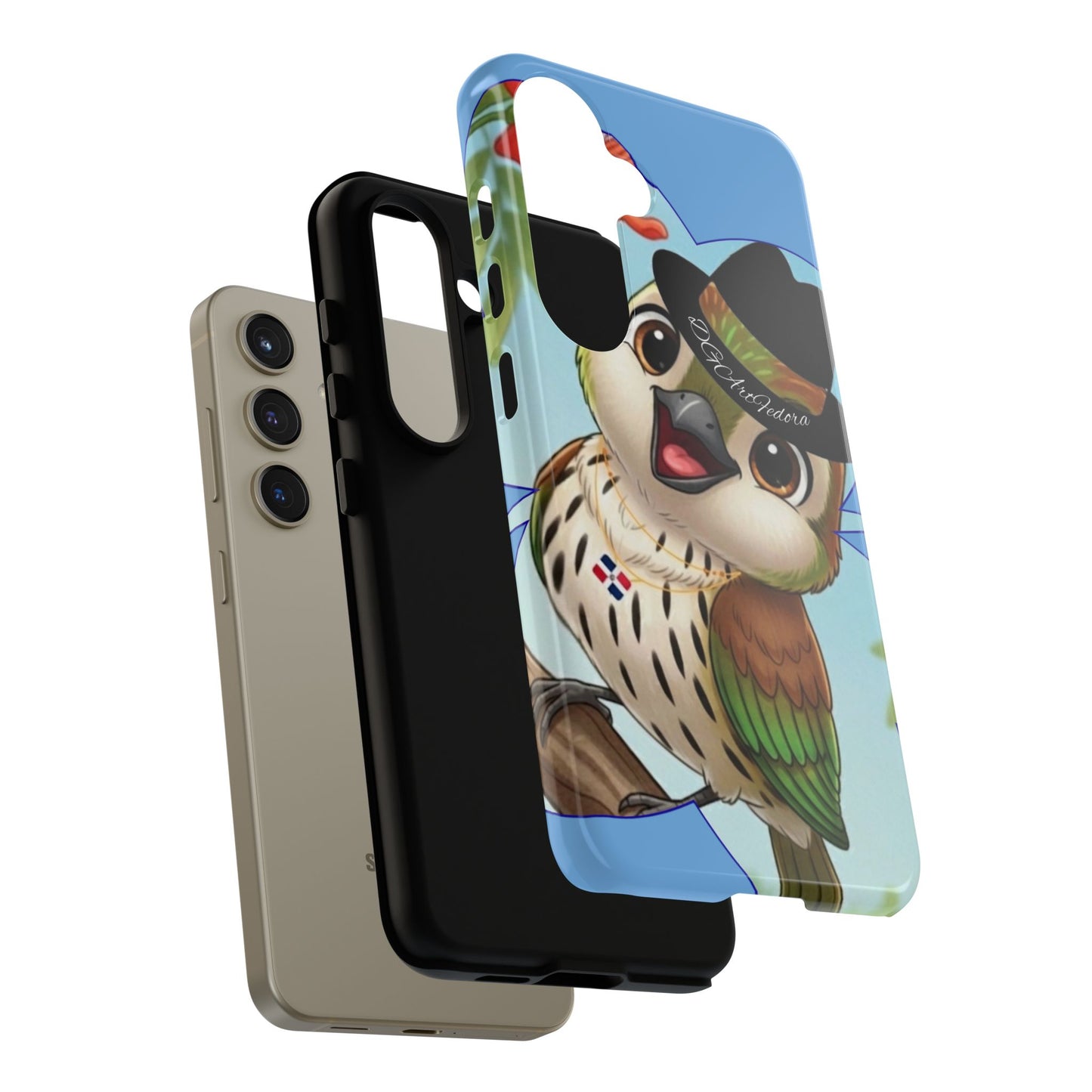 Tough Cases Light Blue Cigüita Design