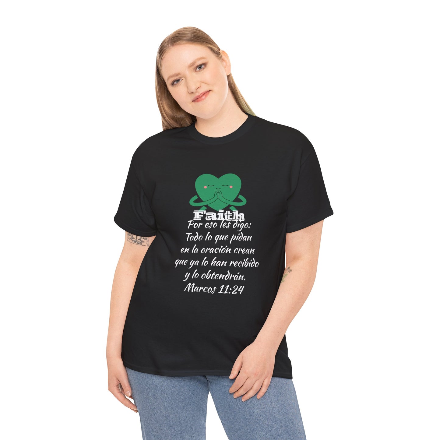 Unisex Heavy Cotton Tee - Fe Marcos 11:24
