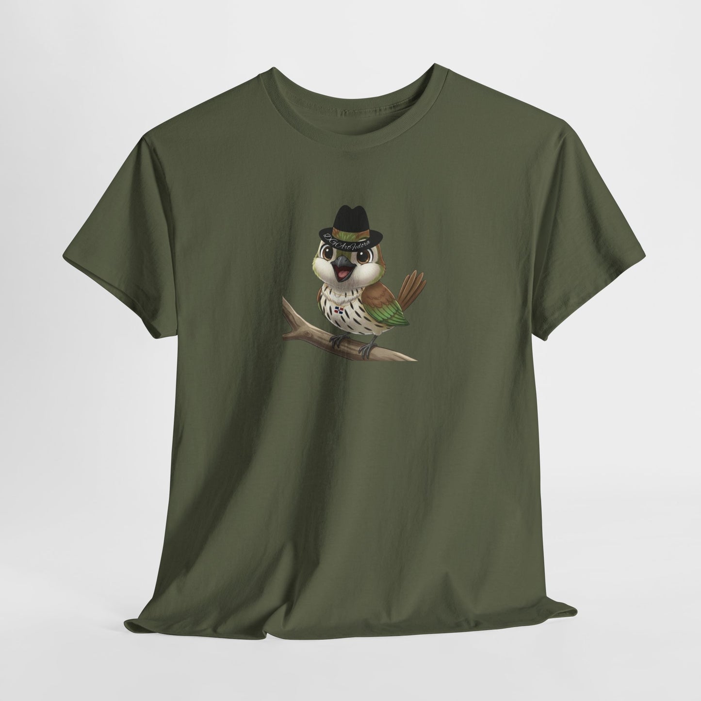 Unisex Heavy Cotton Tee Ciguita Chillin' on a Branch