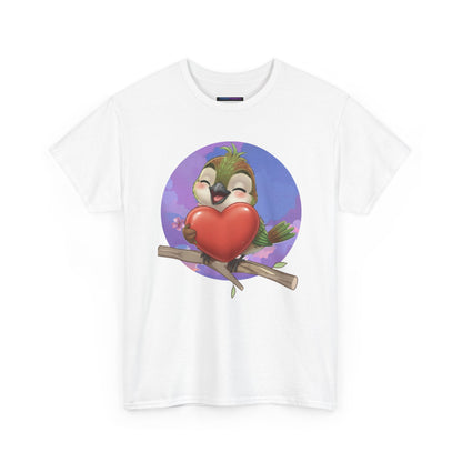 Unisex Heavy Cotton Tee Ciguita Hug your Heart
