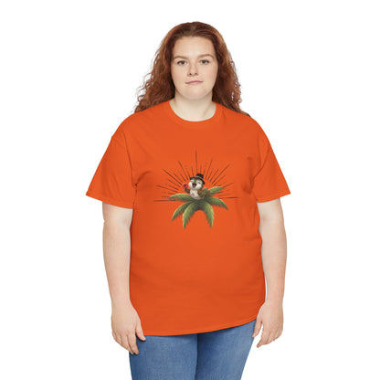 Unisex Heavy Cotton Tee Ciguita Tropical Sunrise
