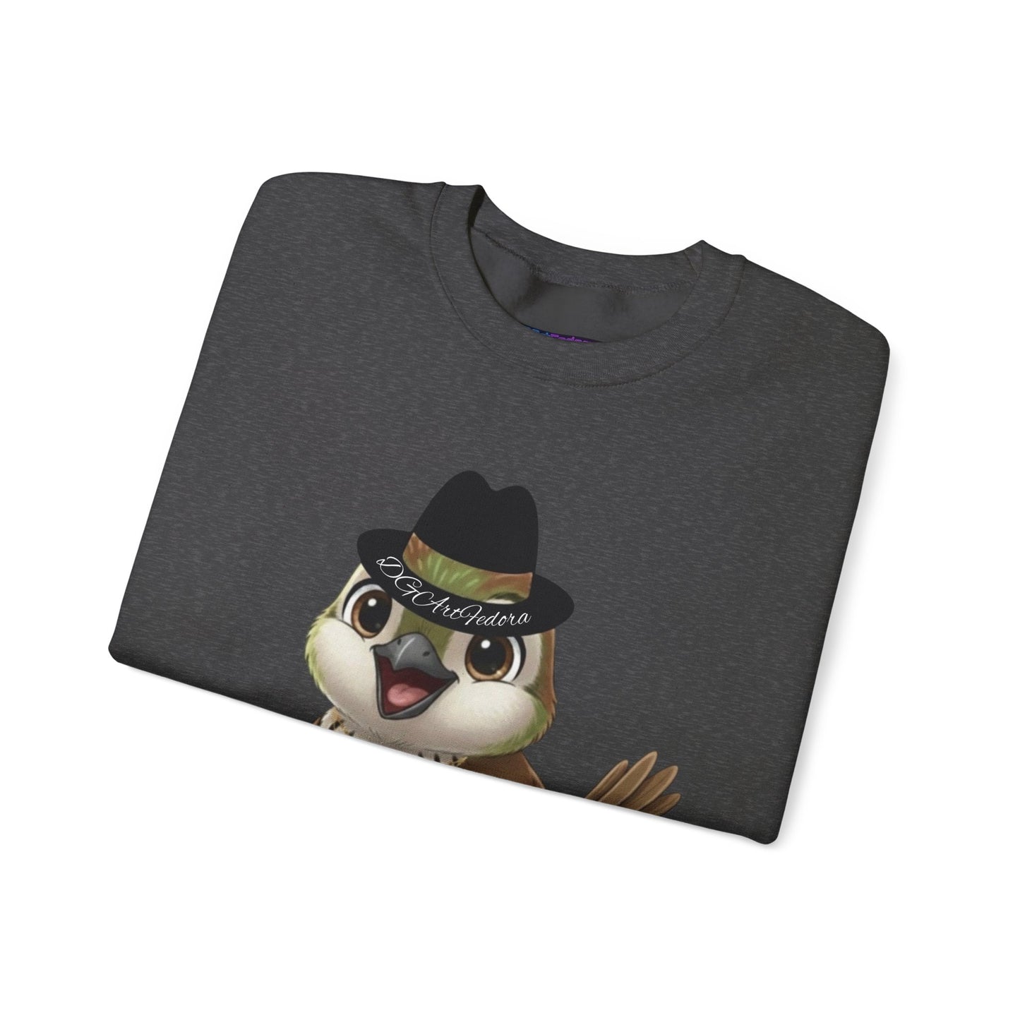 Unisex Heavy Blend Crewneck Sweatshirt Cigüita the Palmchat