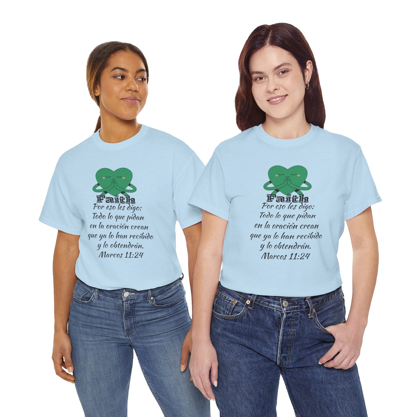 Unisex Heavy Cotton Tee - Fe Marcos 11:24