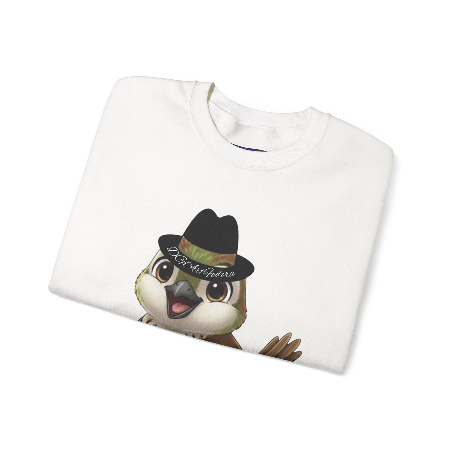 Unisex Heavy Blend Crewneck Sweatshirt Cigüita the Palmchat