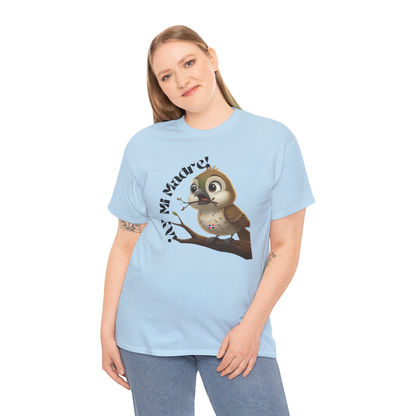 Unisex Heavy Cotton Tee - Ay Mi Madre