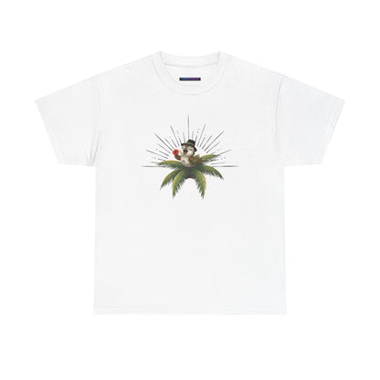 Unisex Heavy Cotton Tee Ciguita Tropical Sunrise