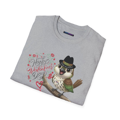 Unisex Softstyle T-Shirt Happy Valentine’s Day with Cigüita